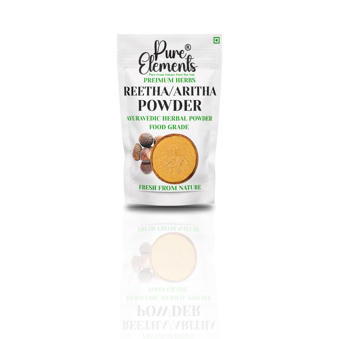 Pure Elements Herbal Hair Care & Coloring Combo | Shikakai, Amla, Hibiscus, Bhringraj, Aritha & Indigo Mehendi Powder ( 50 Gm Each )