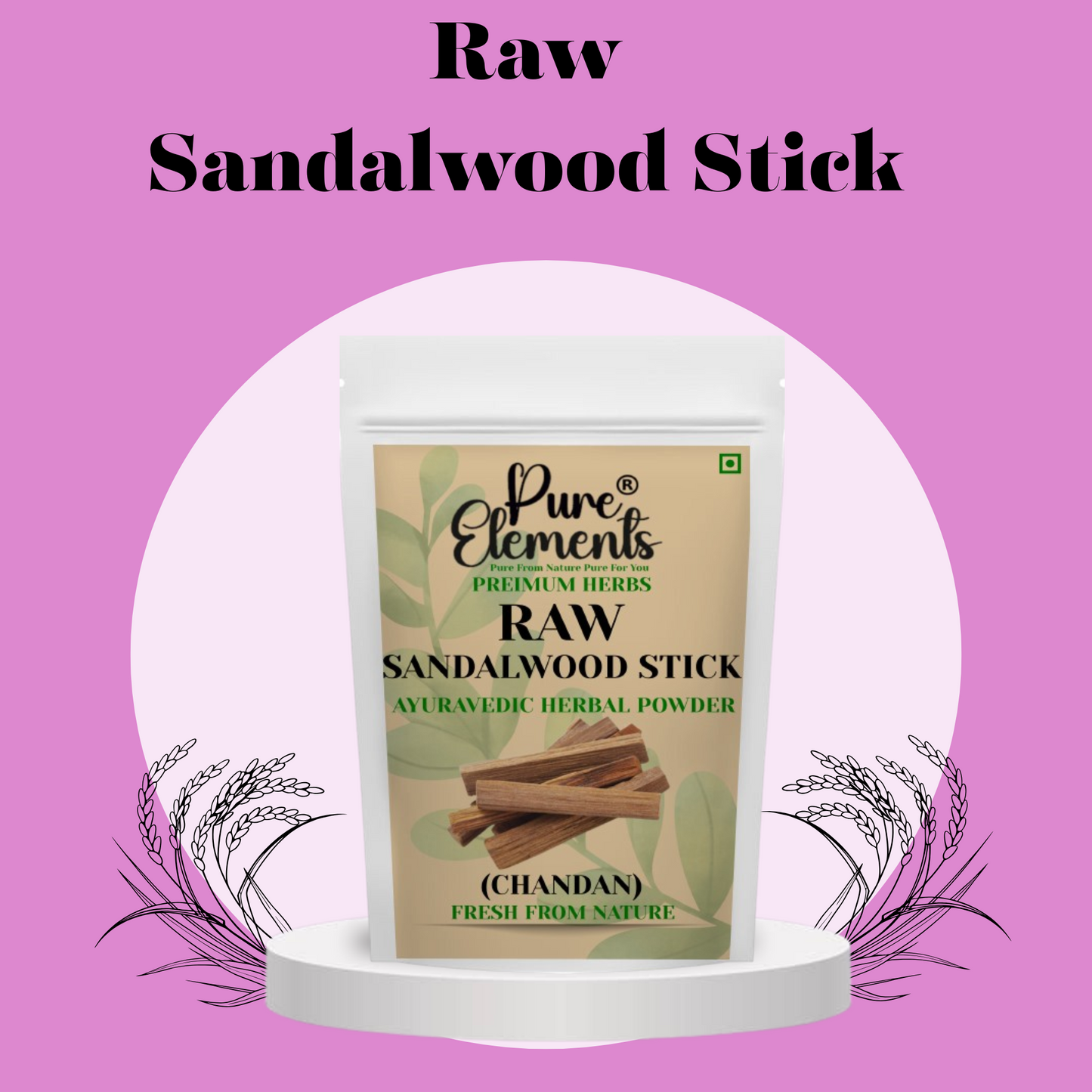 Raw Sandalwood Sticks