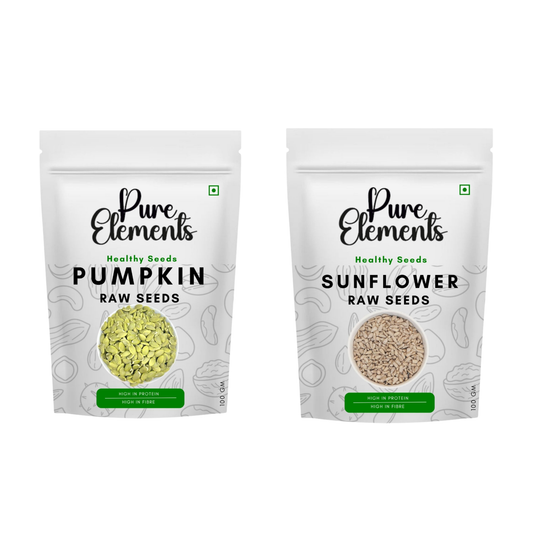 Pure Elements Healthy Raw Seeds Combo | Pumpkin & Sunflower Seeds