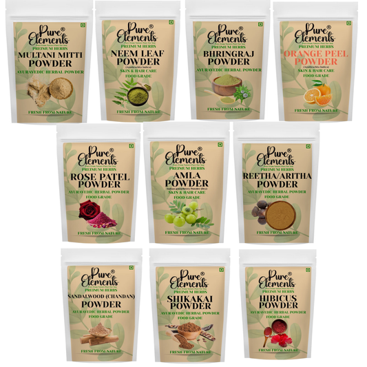 Pure Elements Herbal Hair & Skin Care Combo ( 50 gm Each )