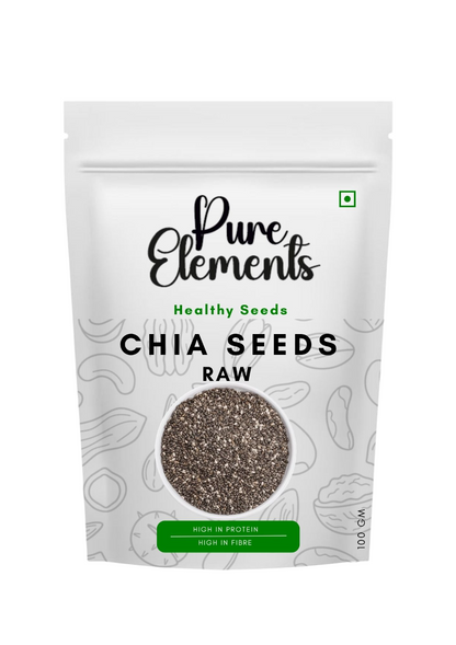 Pure Elements Healthy Raw Seeds Combo | Chia & Flax Seeds